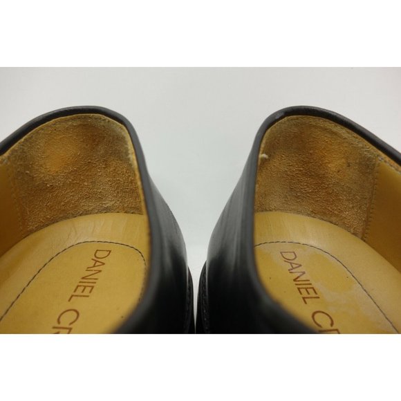 Daniel Cremieux Black Leather Cap Toe Lace Up Oxfords Shoes Men\'s 10.5 D